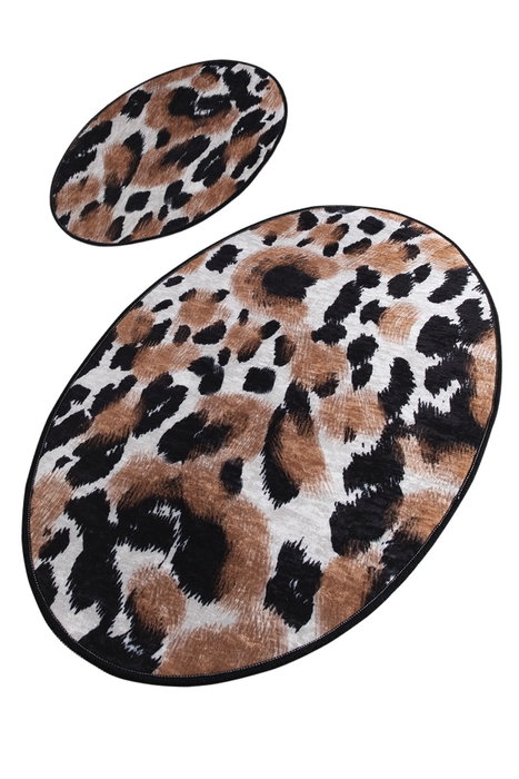 Mijölnir Juego de alfombras de baño Leopard Djt Multicolor Mijölnir Juego de alfombras de baño Leopard Djt Multicolor